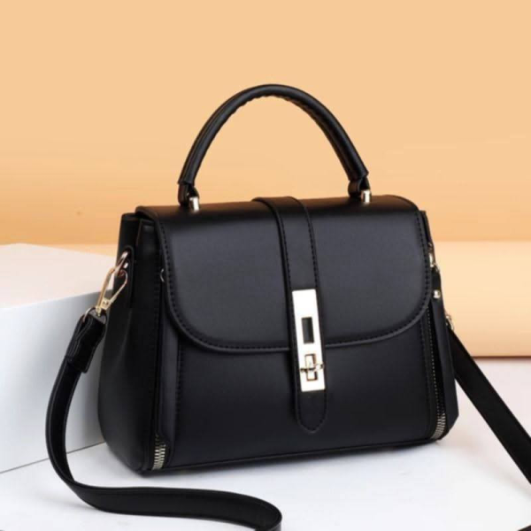 Latest Luxury Sling Shoulder Bags Women's Handbags Crossbody Bag (Black)