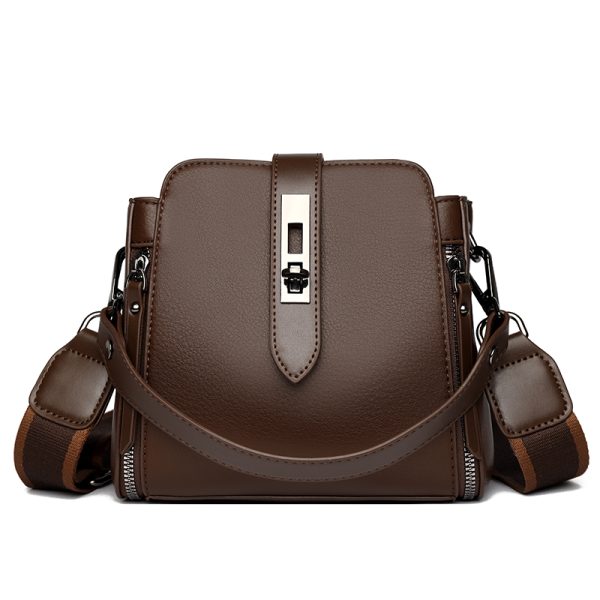 High-quality Messenger Bags For Women Luxury Cross body Shoulder Bags Female(Coffee Color)