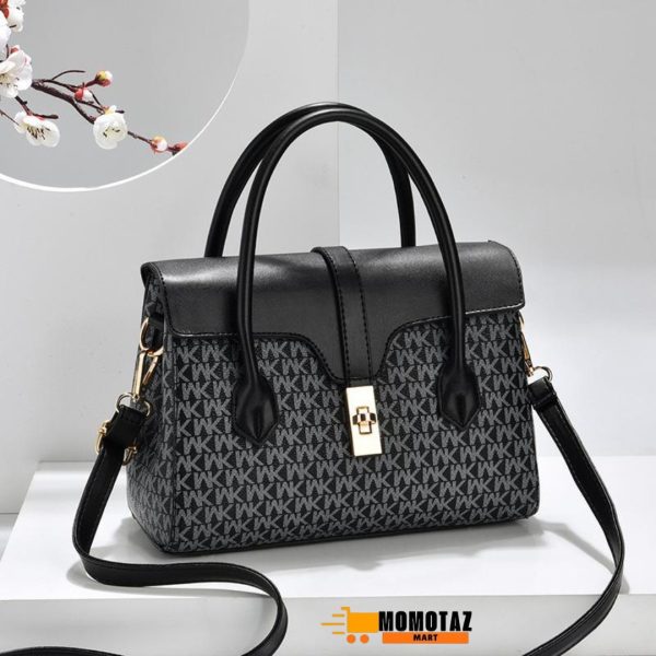 Newest High Quality MK Design American Bag Luxury Women's Handbags(Black)