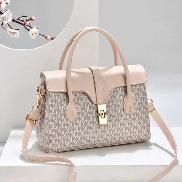 Newest High Quality MK Design American Bag Luxury Women's Handbags(Cream)