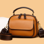 New Women Handbag soft small Shoulder Pu Leather Tote Hand Bags for Ladies(Yellow Color)