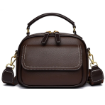 New Women Handbag soft small Shoulder Pu Leather Tote Hand Bags for Ladies(Coffee Color)